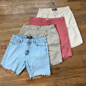 LOT OF 4 Men’s Shorts (34”)